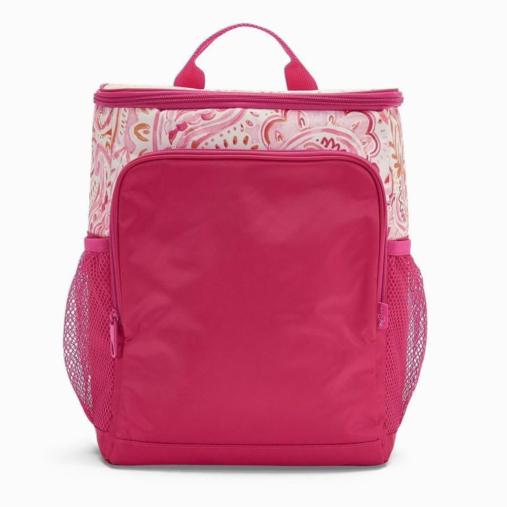 NEW Thirty-One Out the Door Thermal Pink Paisley Backpack Cooler